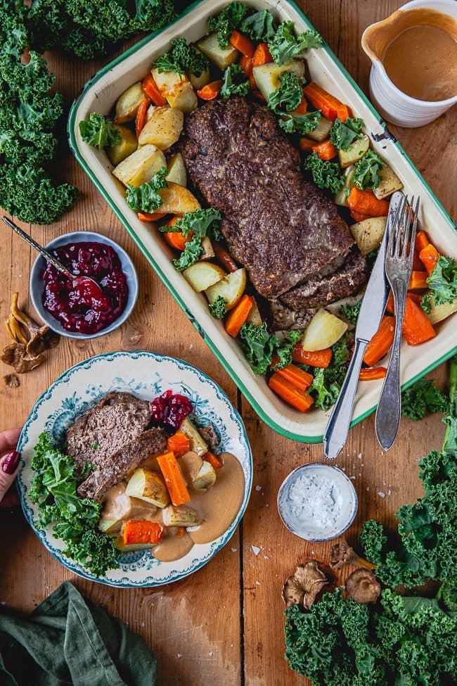 Köttfärslimpa med världens godaste sås