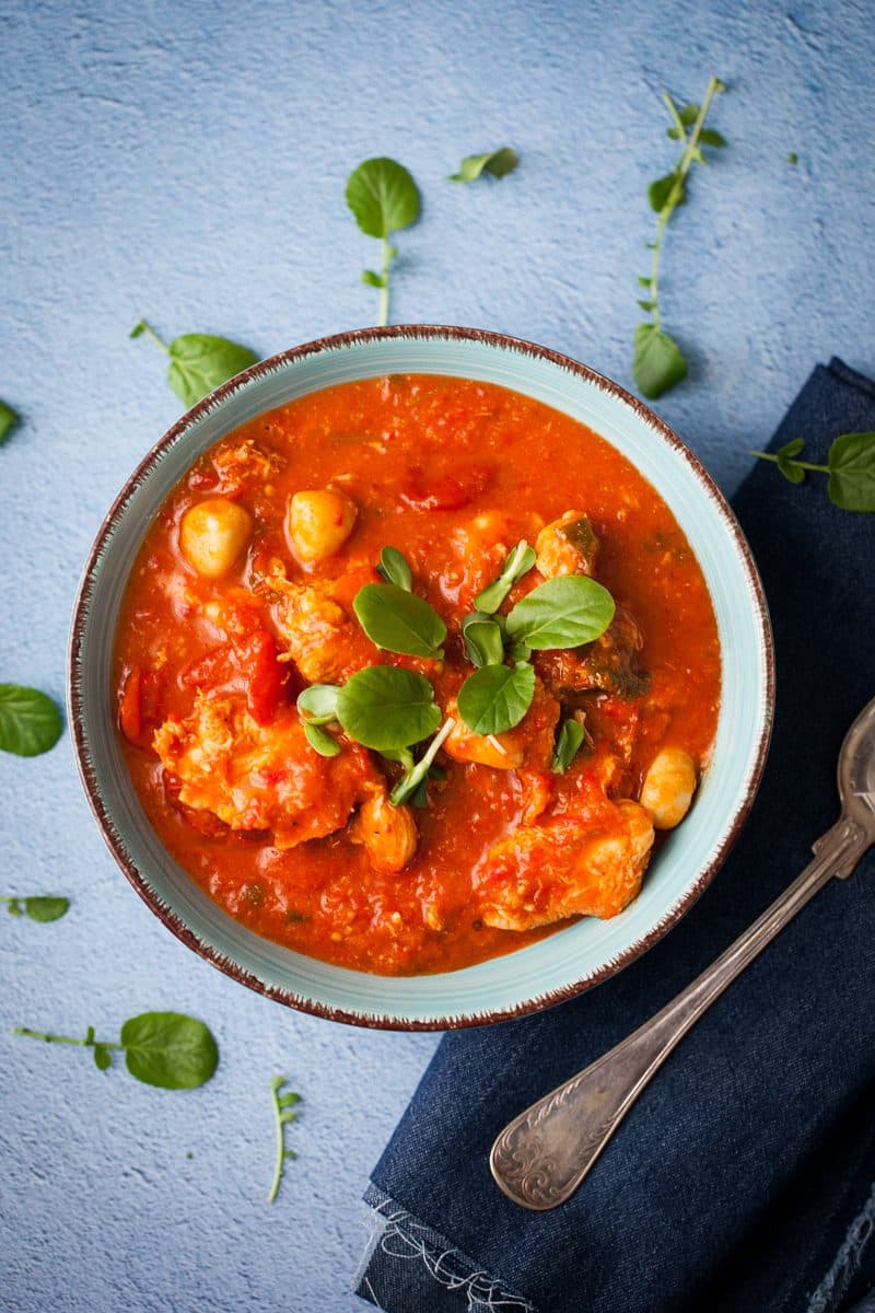 Snabb kycklinggryta med ajvar