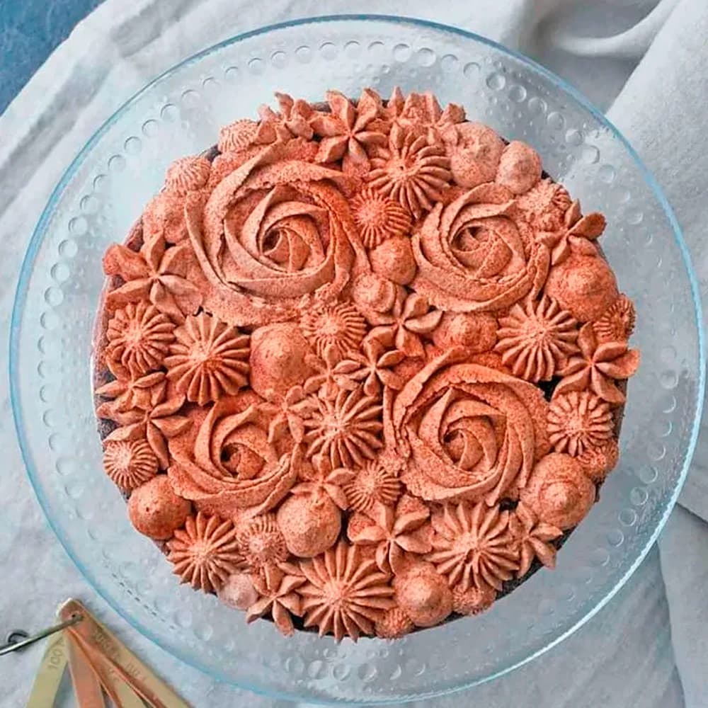 Kladdkaka med Oboy-grädde