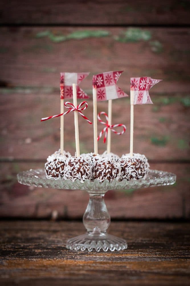 Chokladbollar med pepparkakssmak