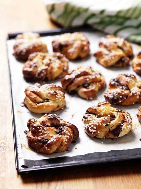 Choklad- och apelsinbullar