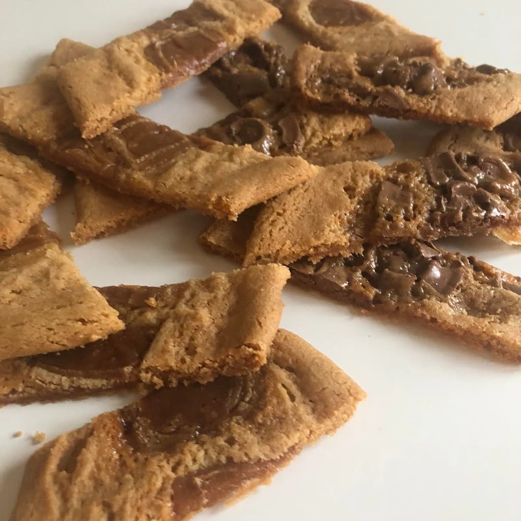 Snittar med fudge och mintchoko