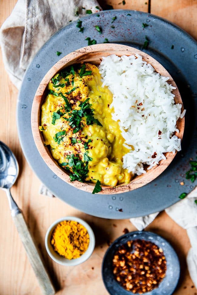 Kyckling i currysås
