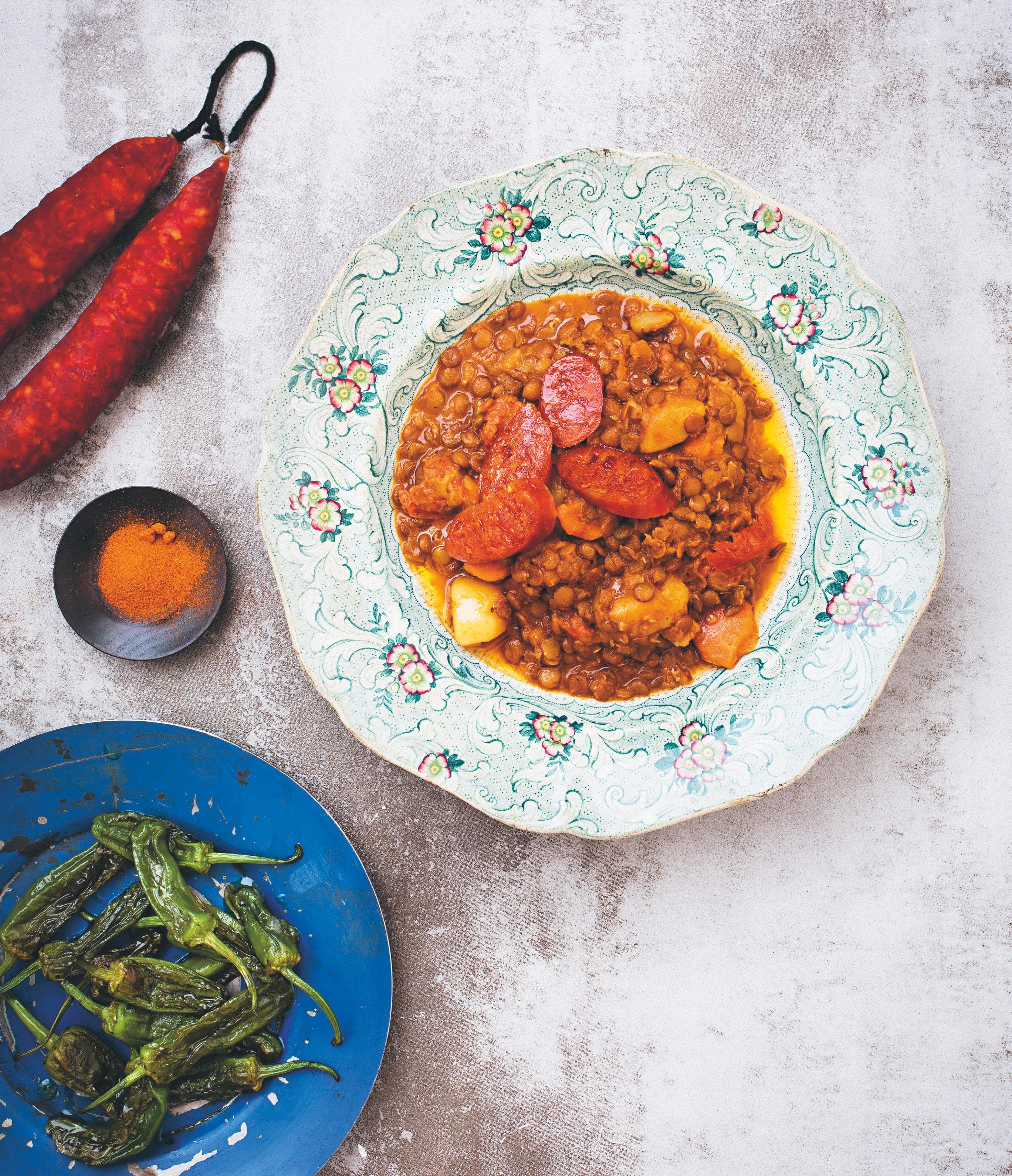 Lentejas con chorizo