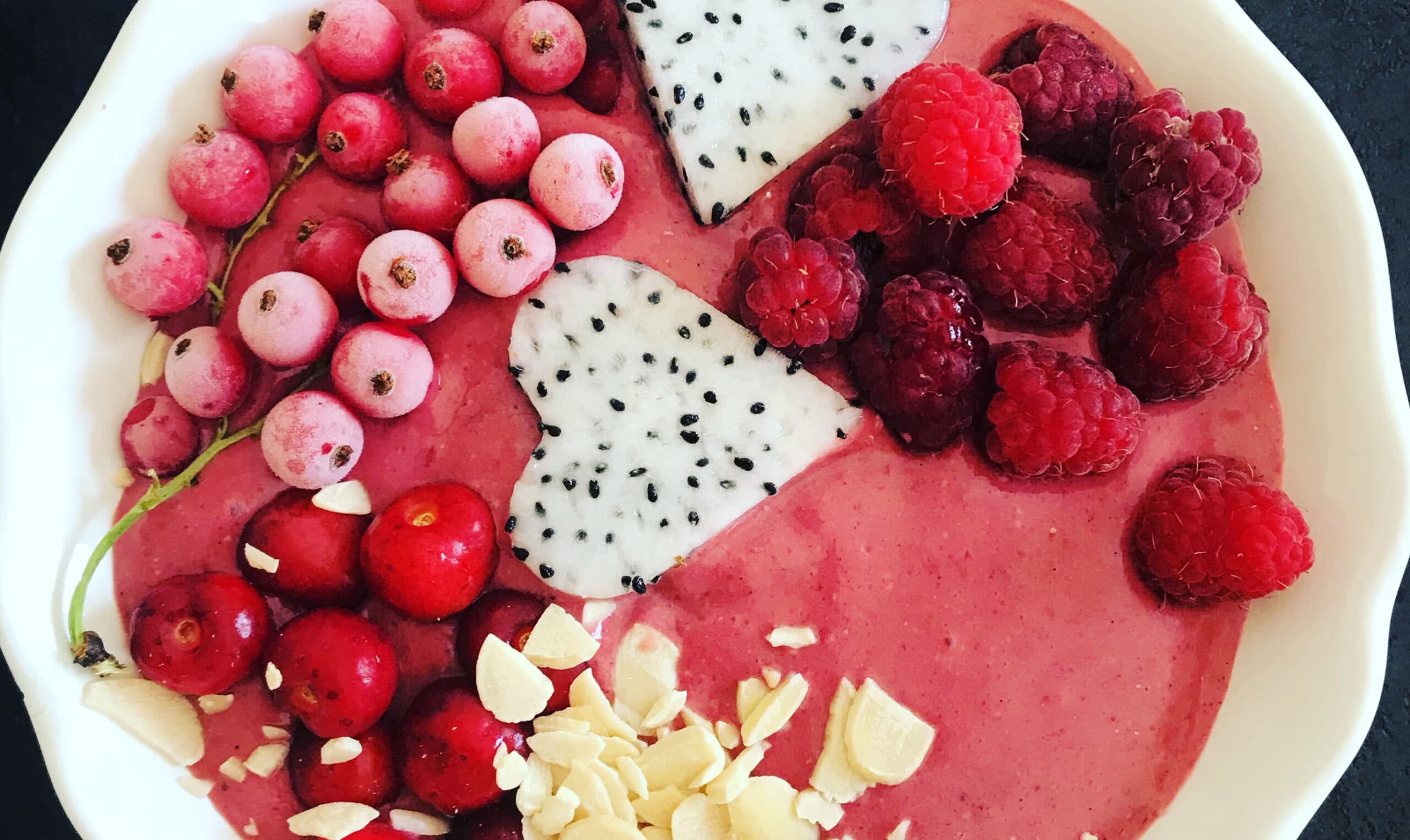 Hallonsmoothie