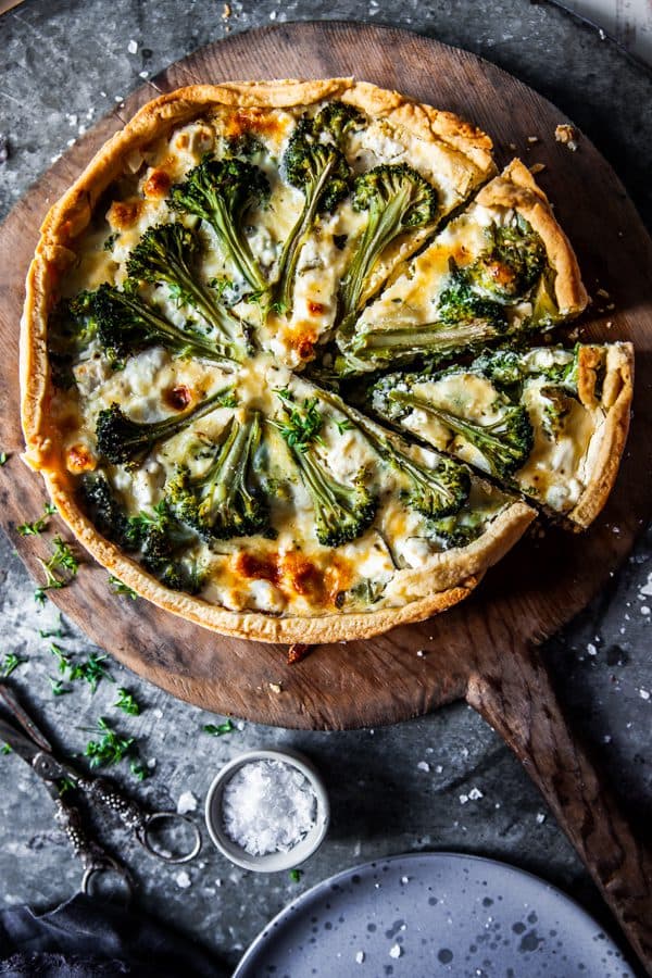 Broccolipaj med fetaost