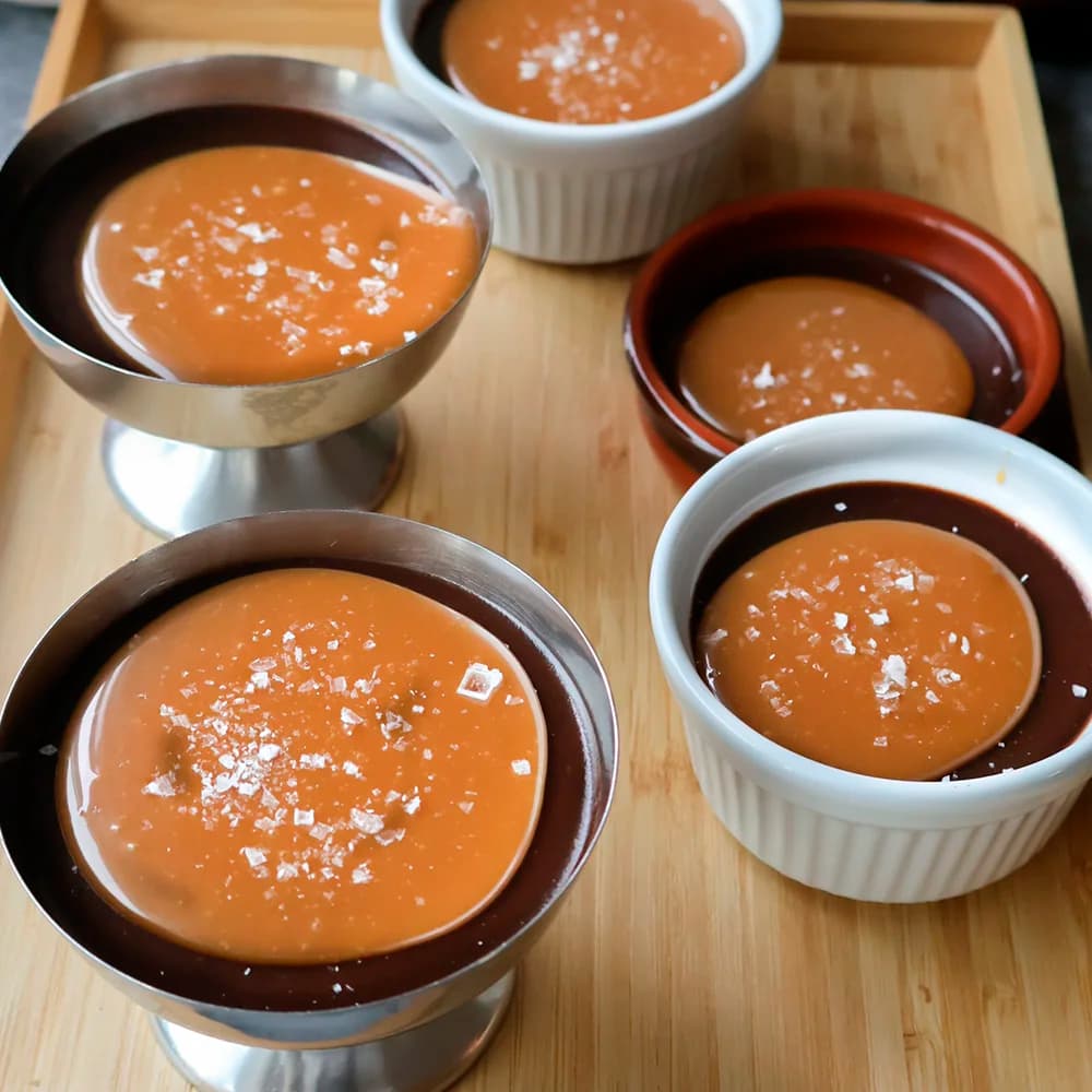 Chocolate pudino – italienska chokladpudding