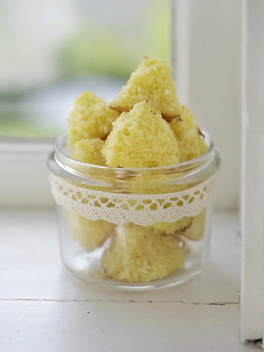 Kokostoppar med citron