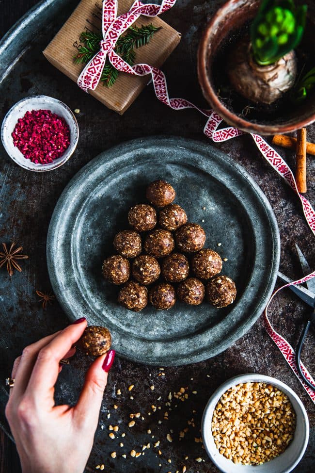 Veganska pepparkaksbollar
