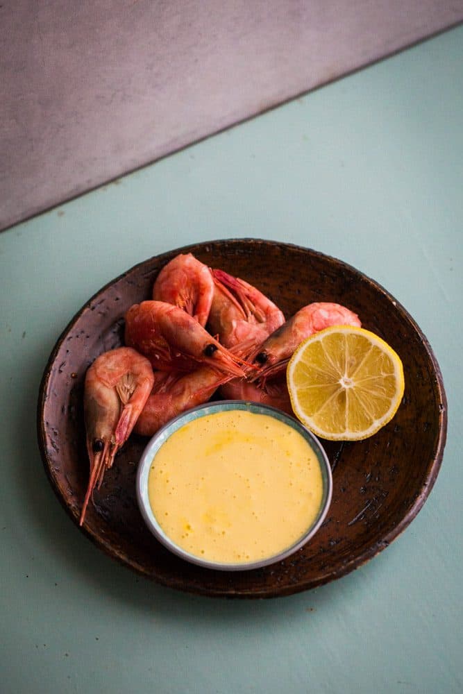 Aioli med räkor
