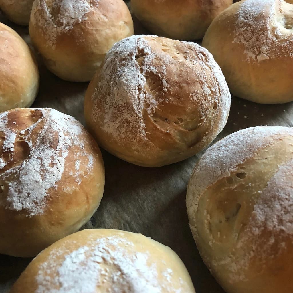 Rågsiktsfrallor med olivolja