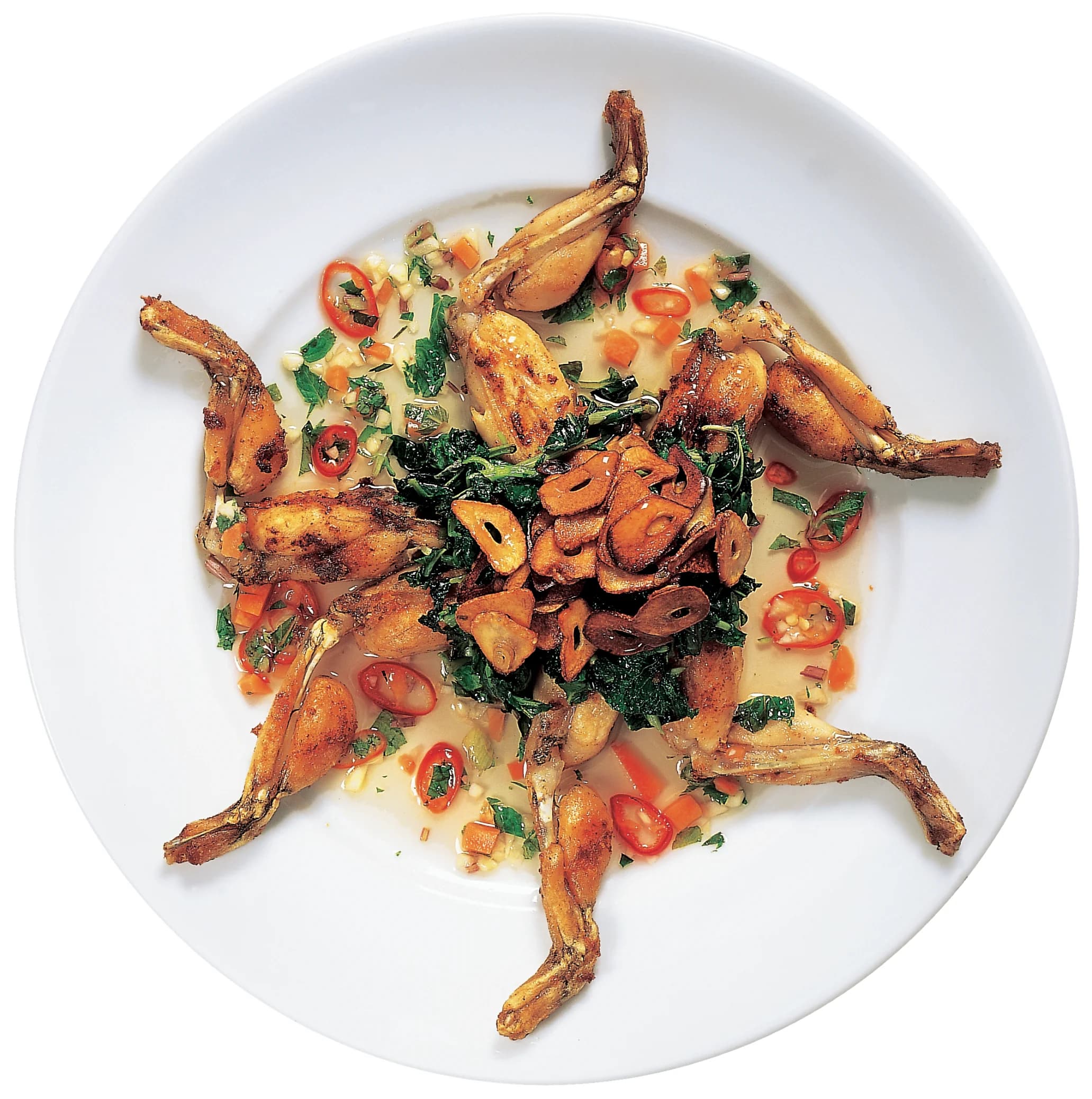 Frog Legs With Garlic & Herbs