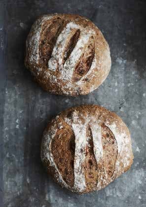 Valnötsbröd med gröna linser