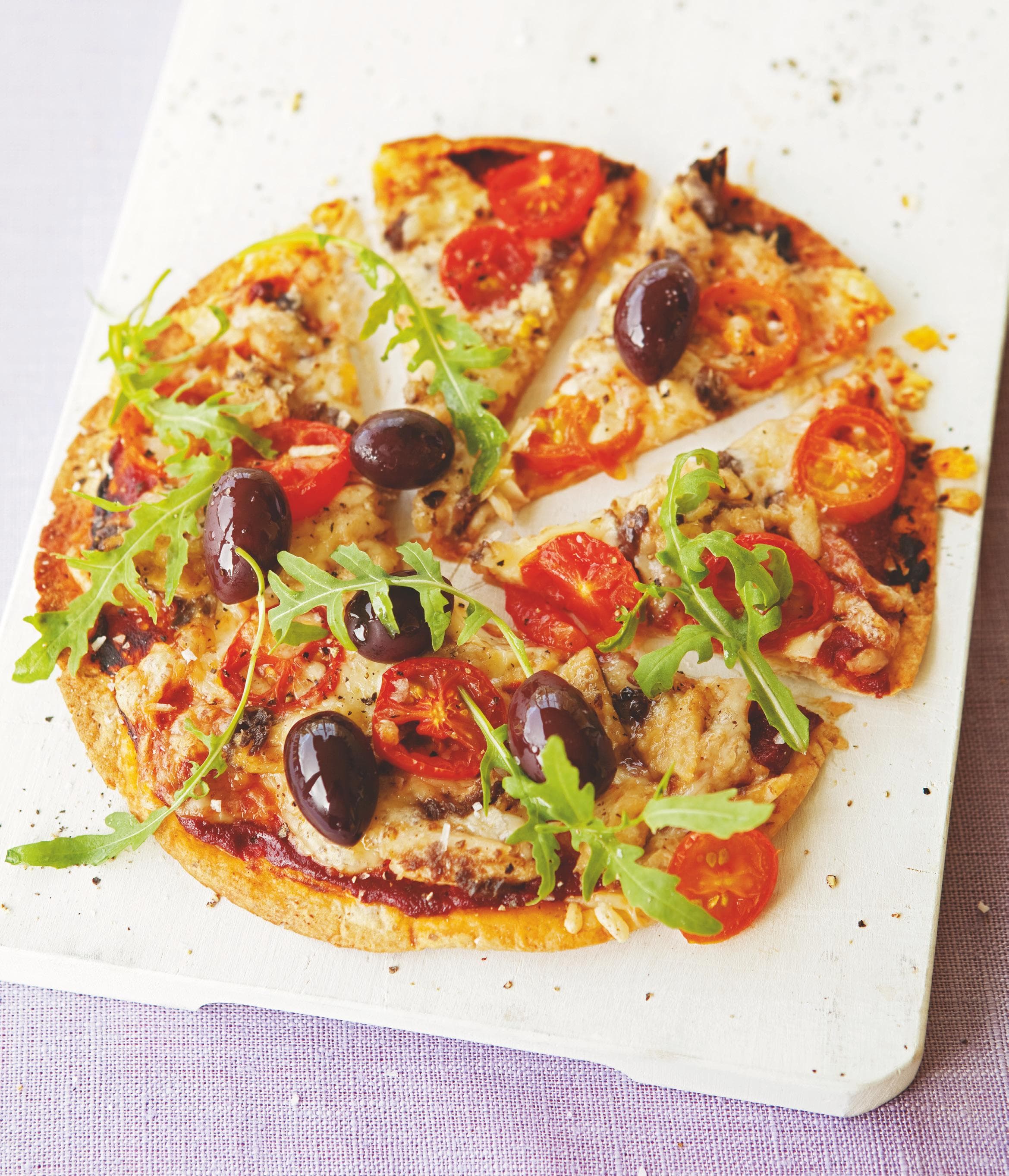 Sardinpizza på en kvart