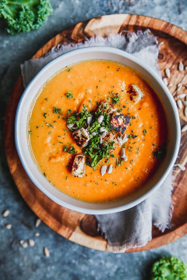 Rostad grönsakssoppa