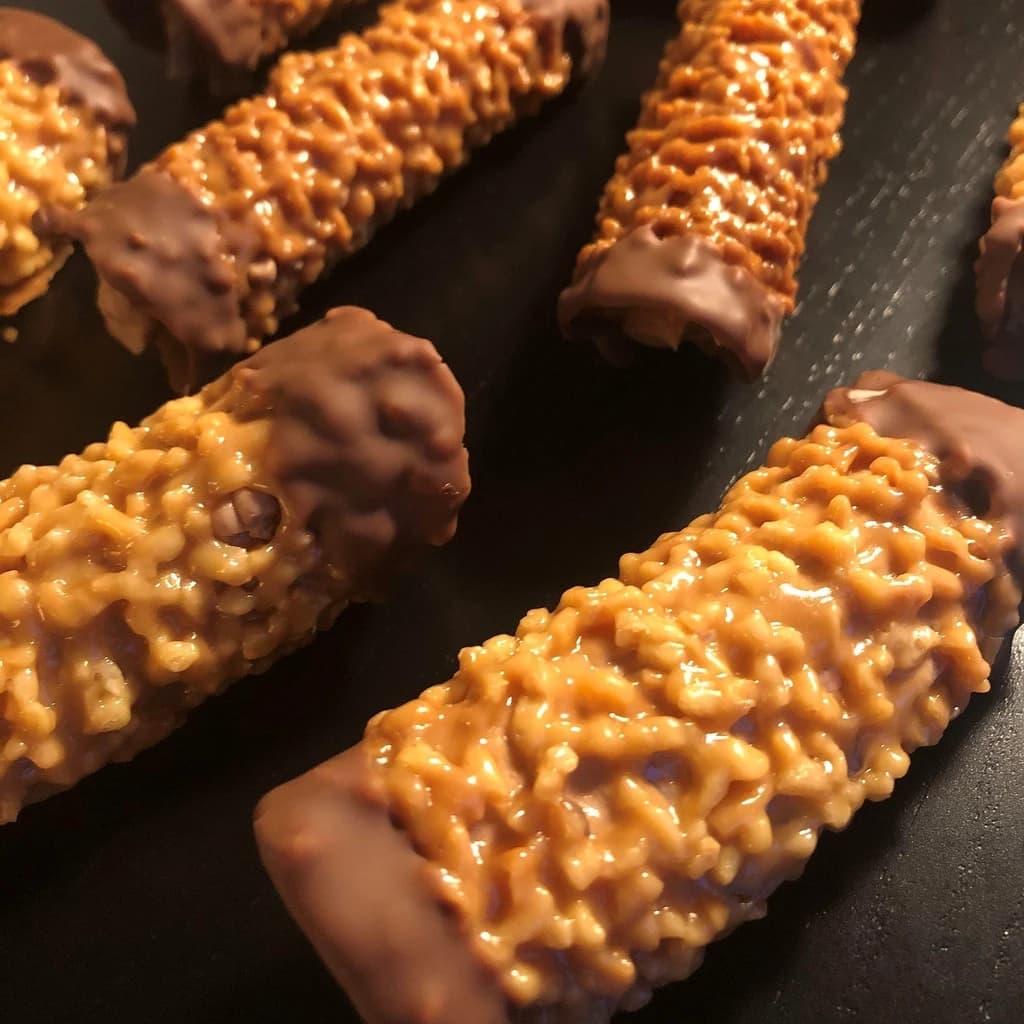Knäckrulle med nutellagrädde
