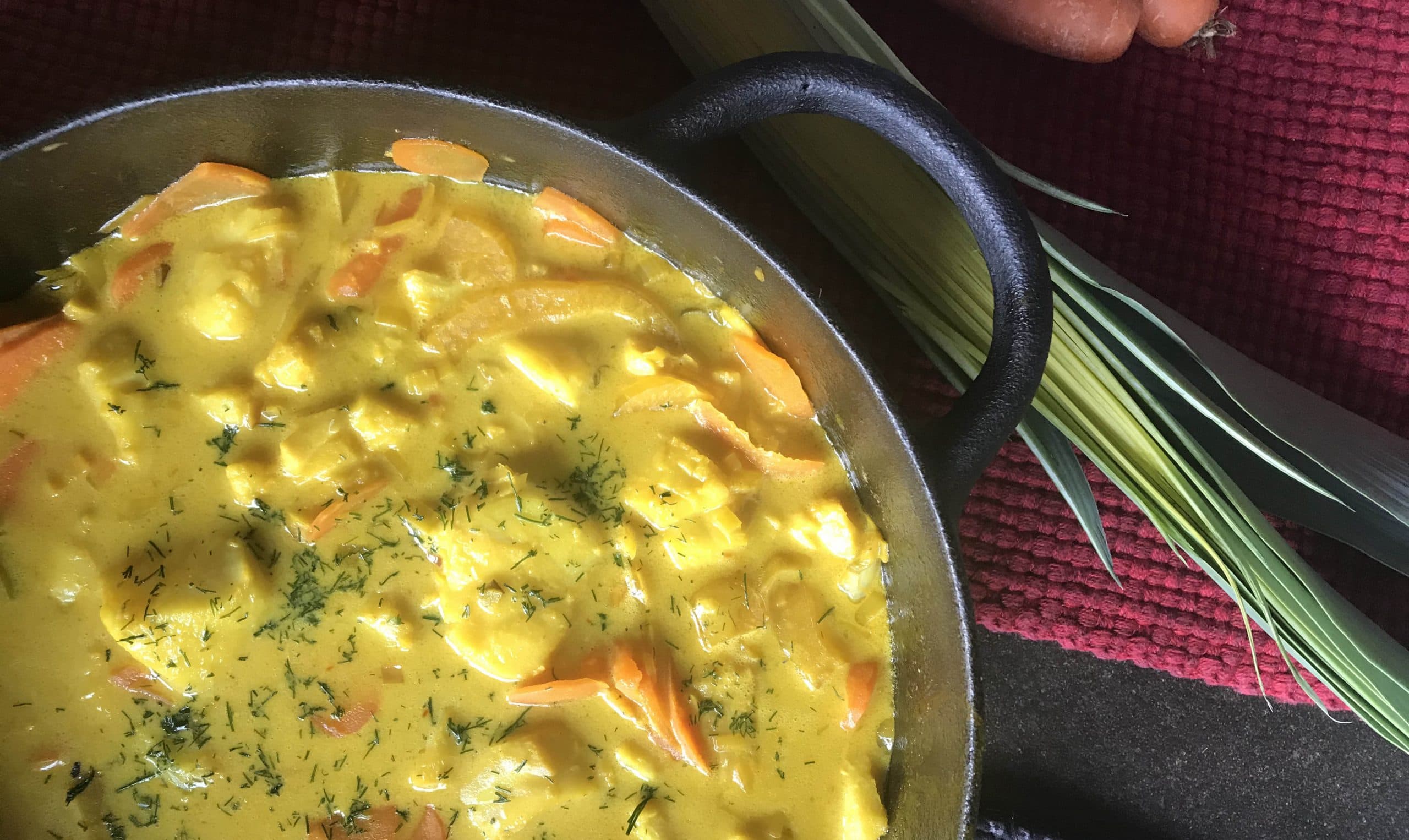 Fiskgryta med saffran