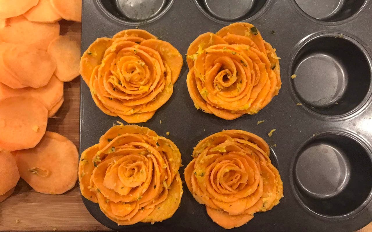 Sötpotatisrosor