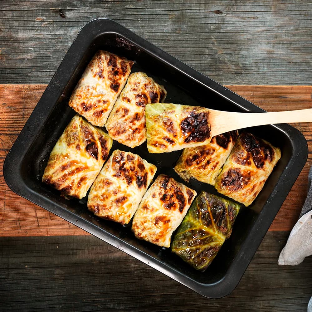 Vegetariska Kåldolmar med Asiatisk Touch