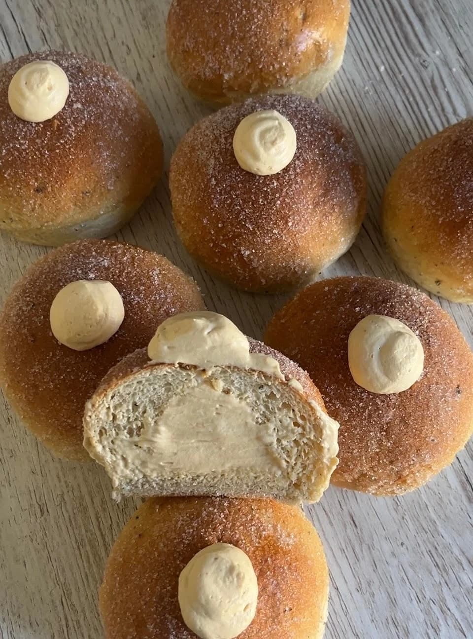 Bullar med dulce de leche cream cheese