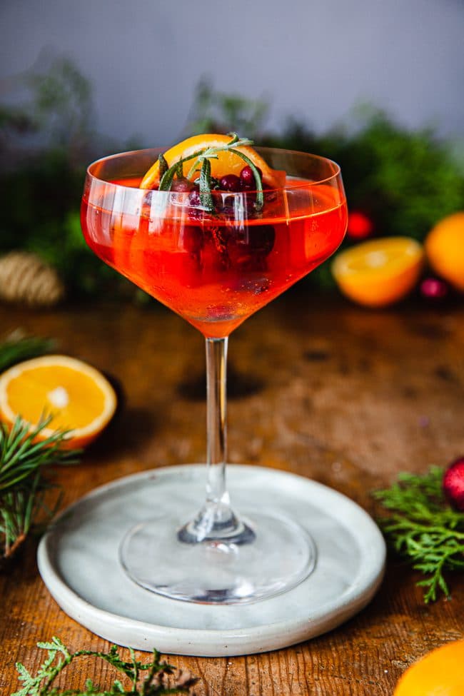 Julig Aperol spritz med glögg
