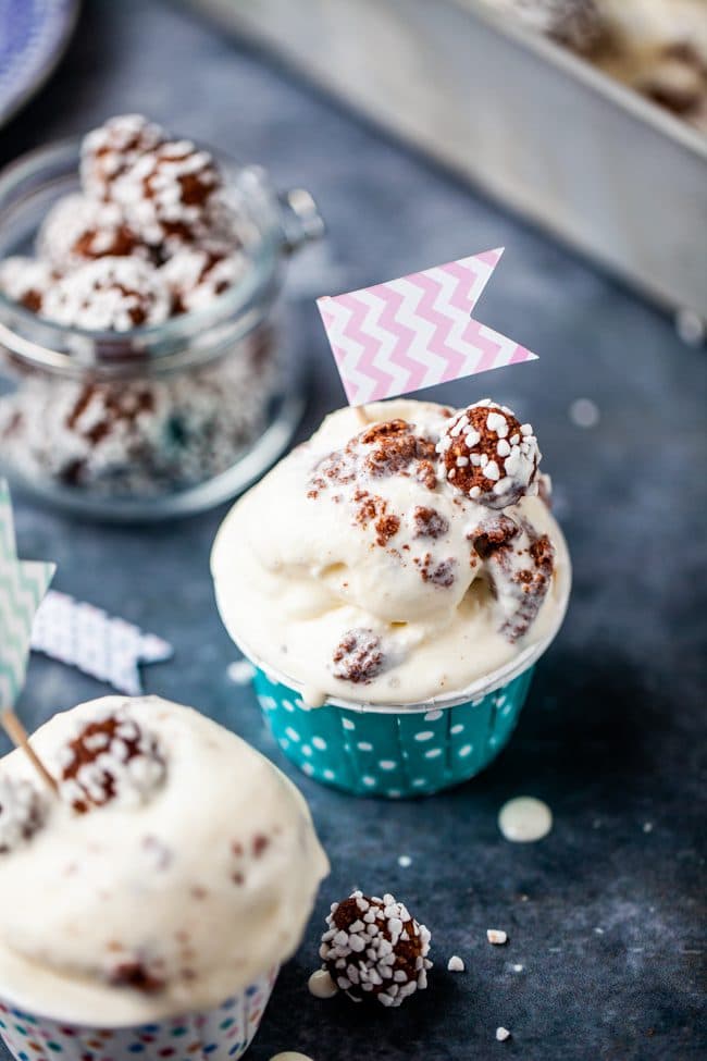 Chokladbollsglass