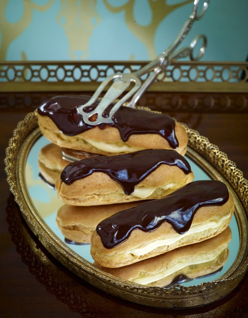 Eclairer med kanel- och apelsinkräm
