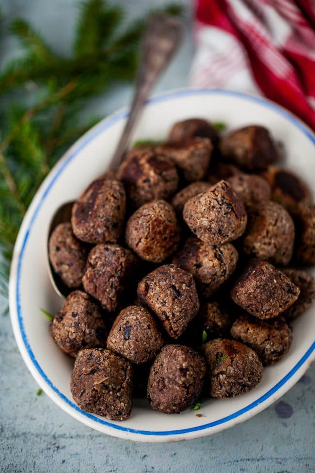 Vegetariska julköttbullar