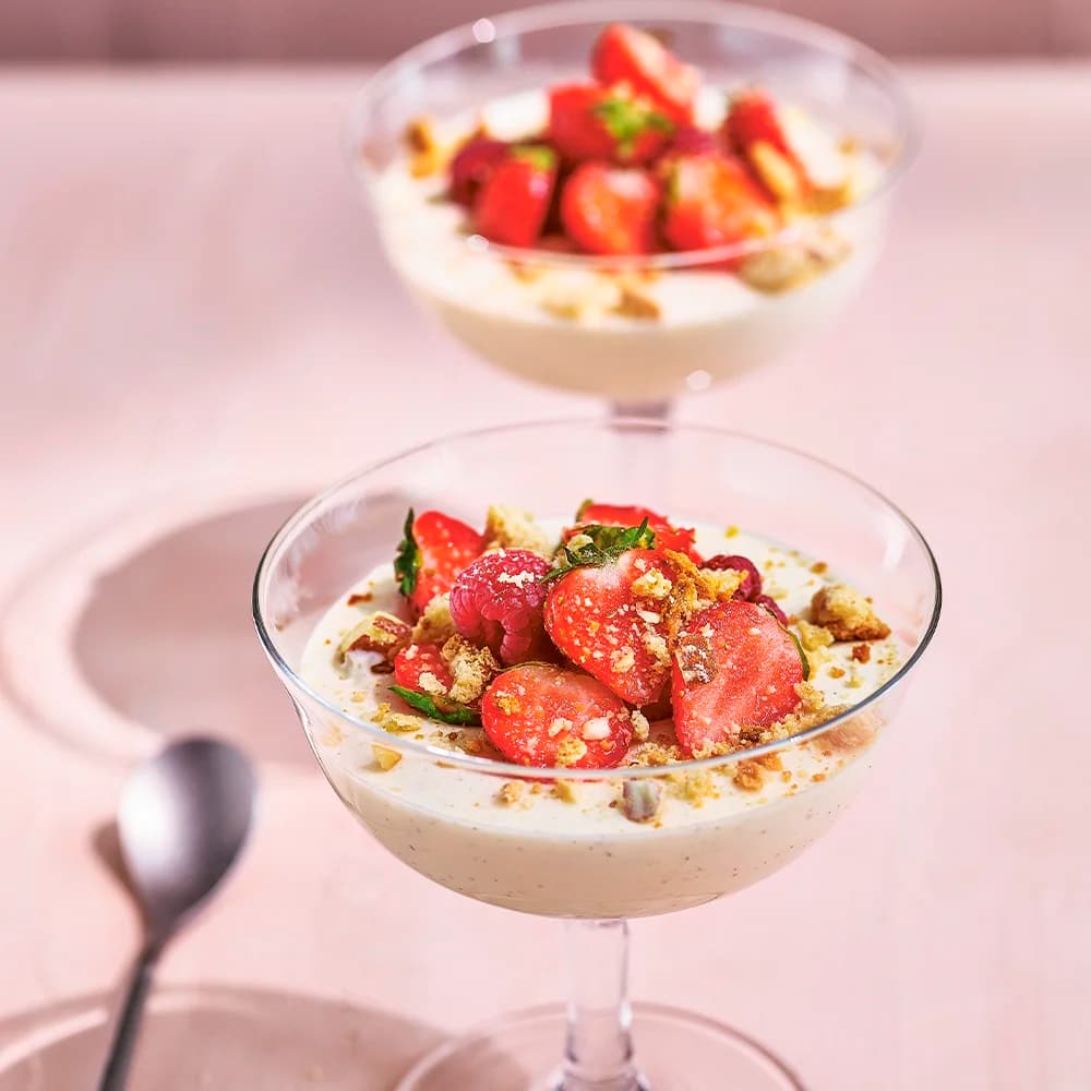 Gräddfilspannacotta