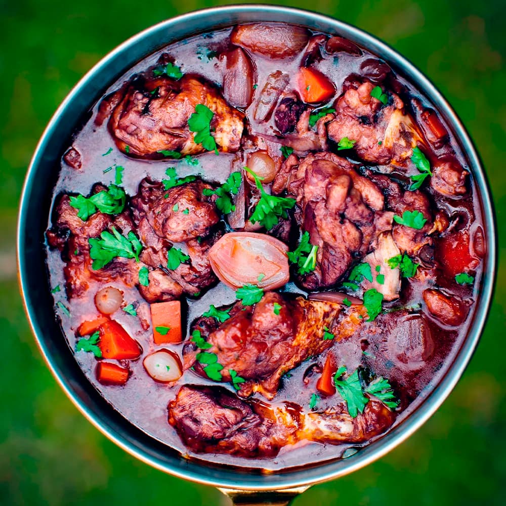 Coq au vin - Tareqs Favoriter