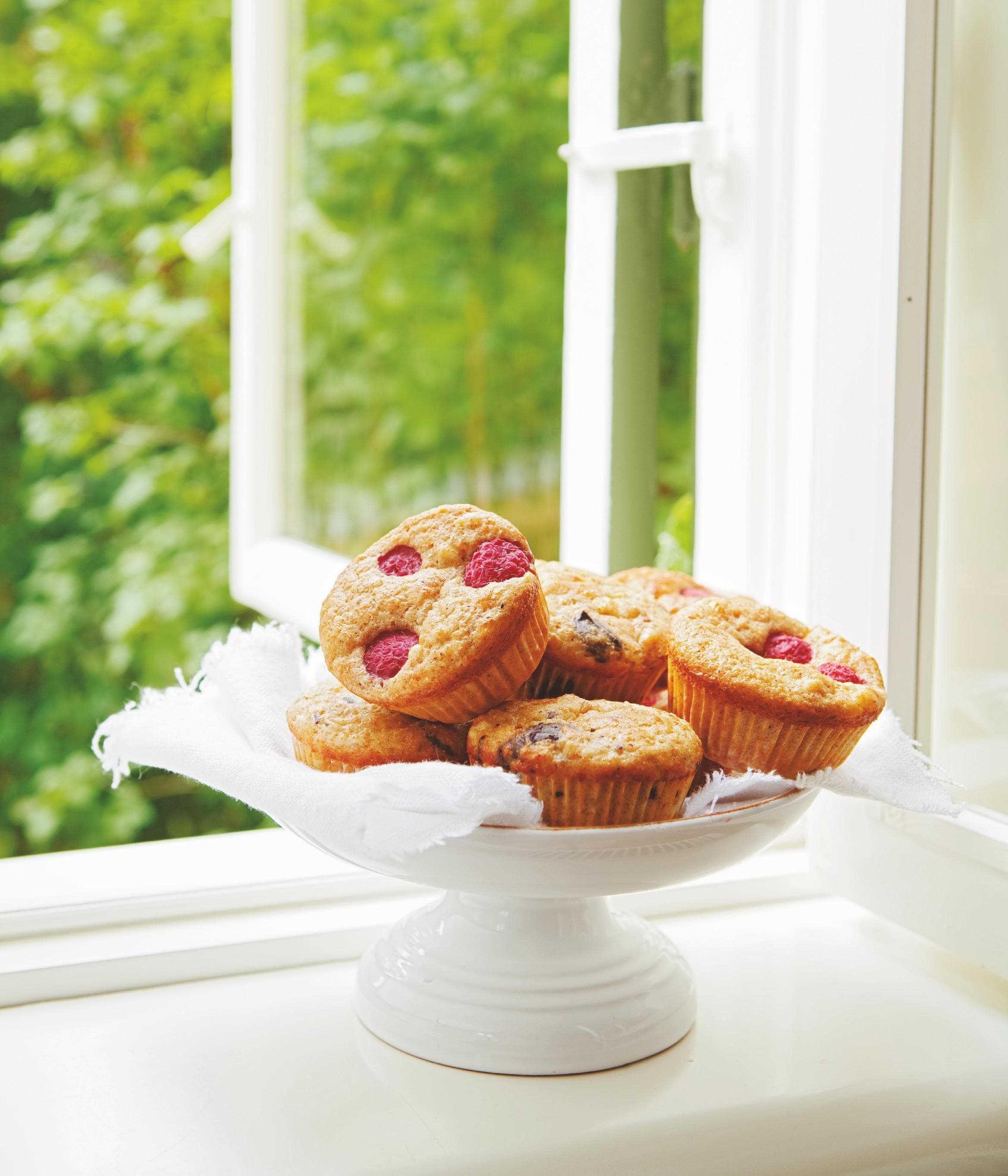 Banan- och chokladchipmuffins