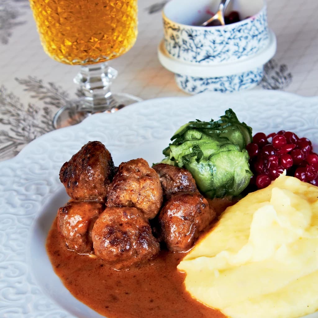 Köttbullar med potatismos