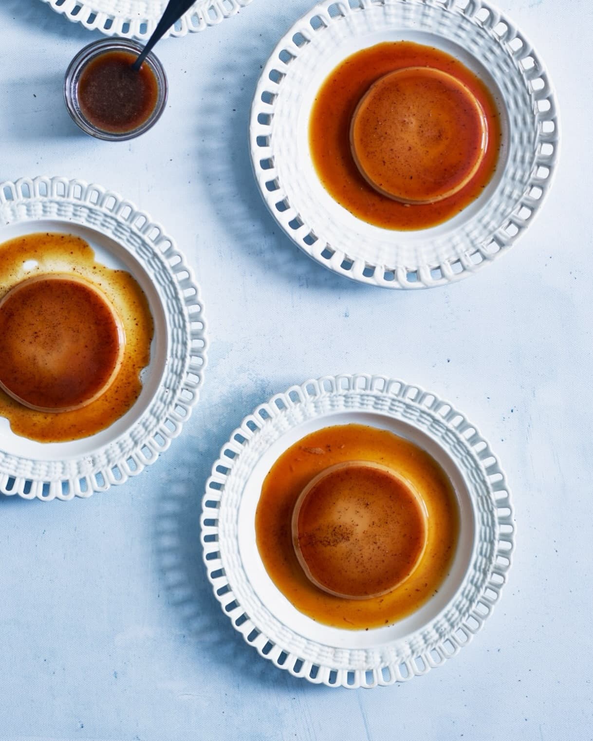 Creme caramel med pepparkakskaramell