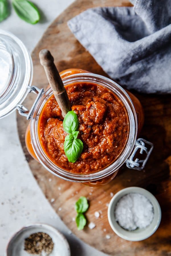 Tomatsås med grönsaker