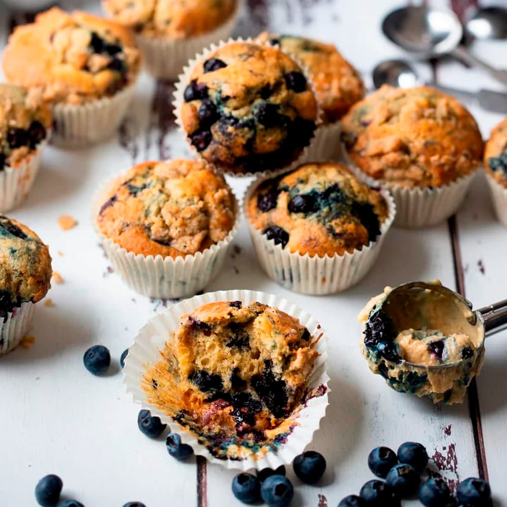 Blåbärsmuffins