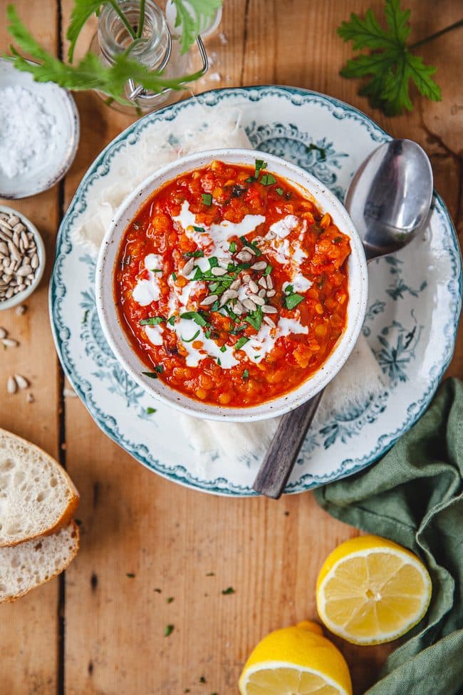 Linsgryta med ajvar