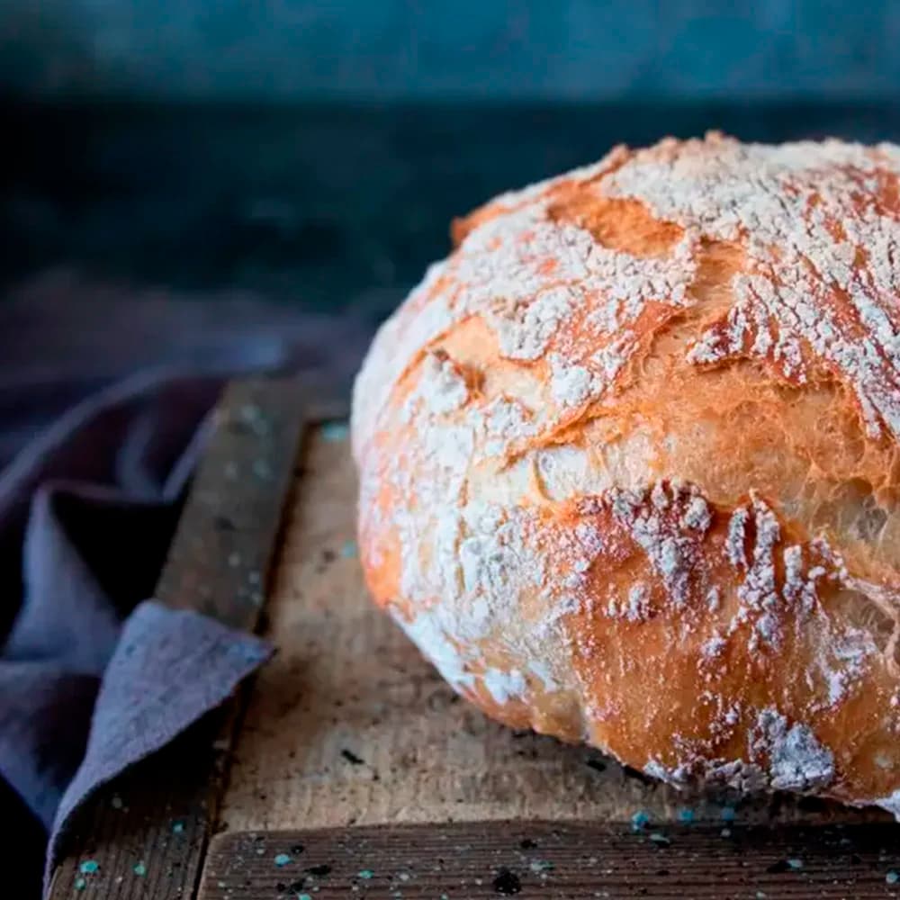 Knådfritt bröd i gjutjärnsgryta