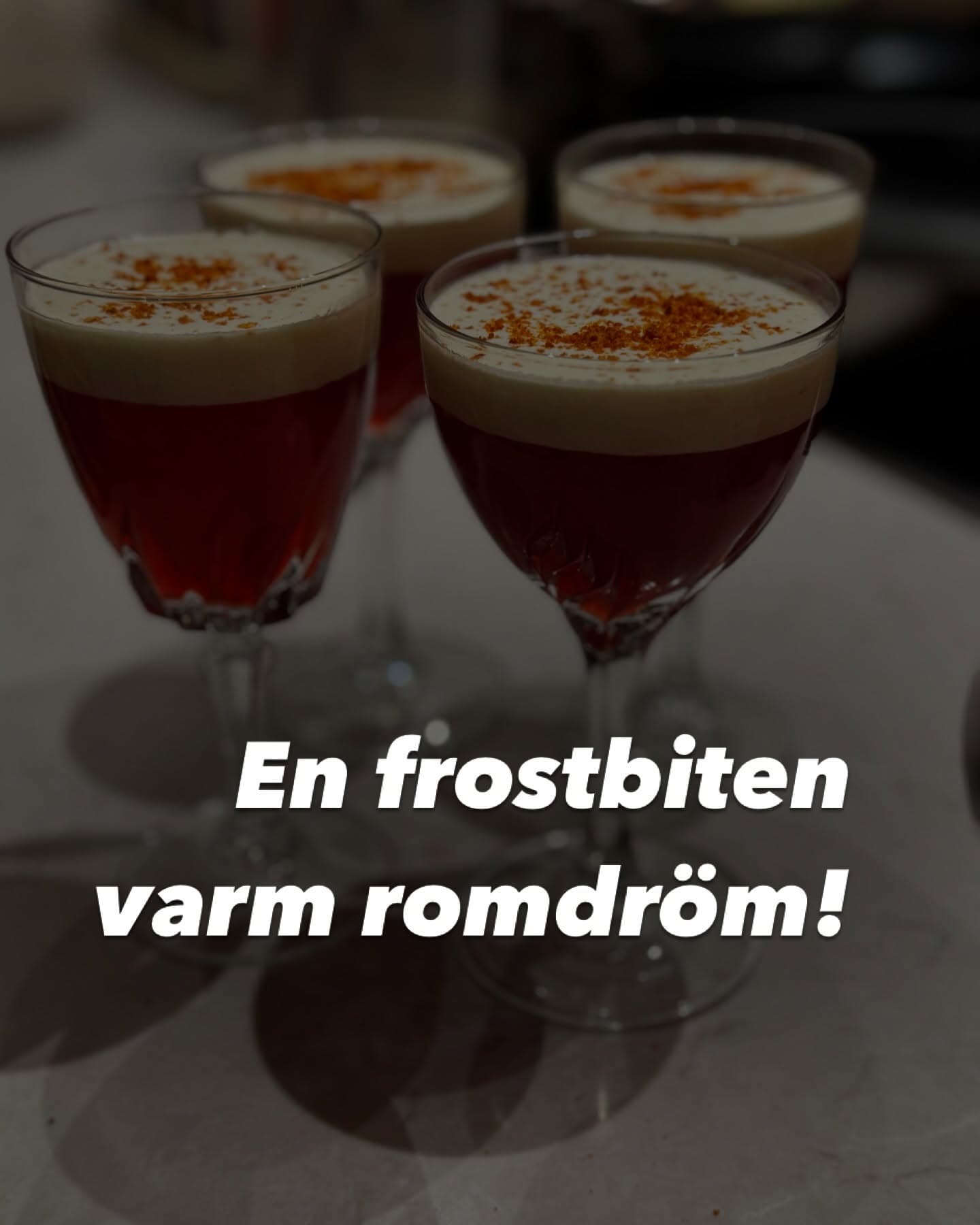 Frostbiten varm romdröm med rönnbär & lingon