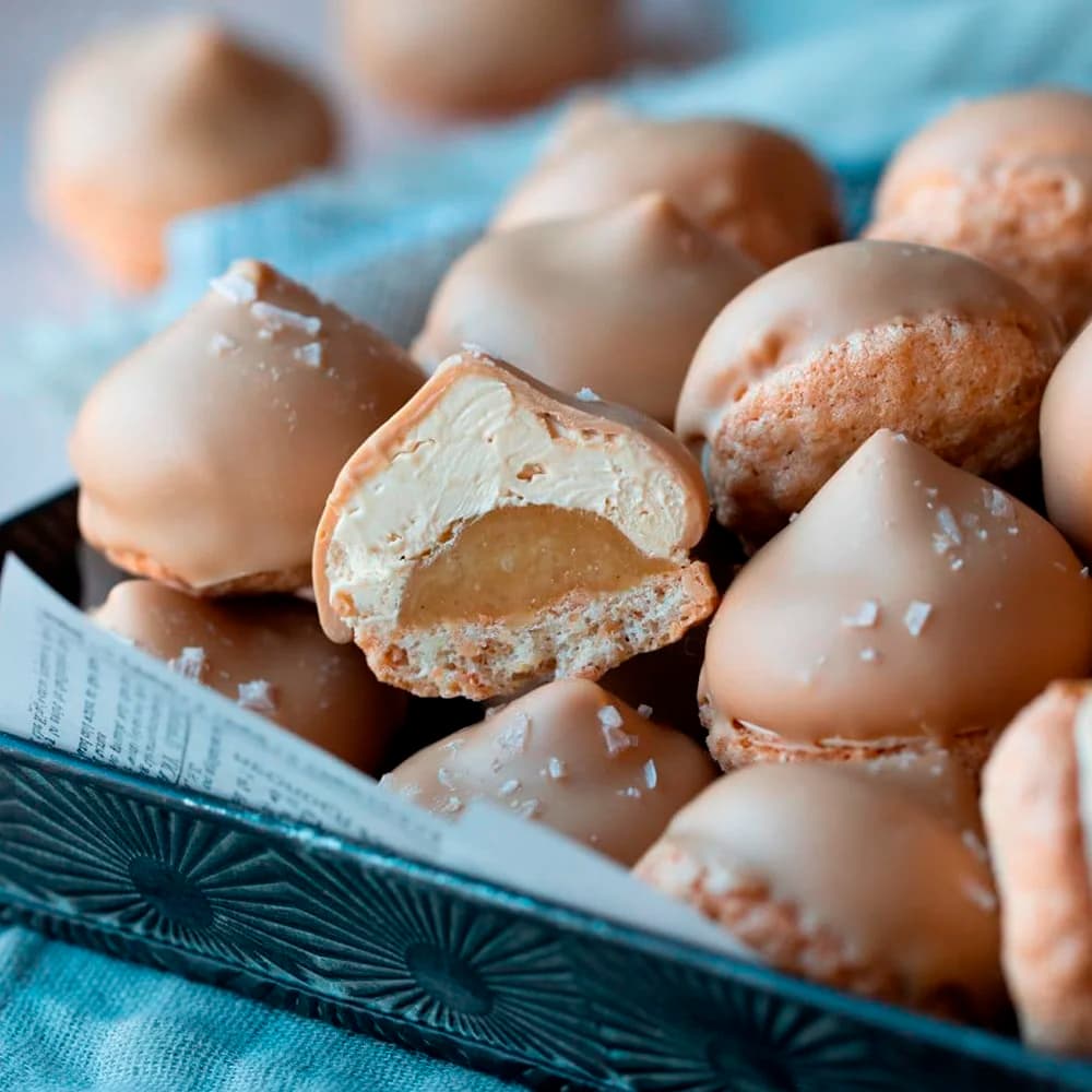 Salted caramel biskvier