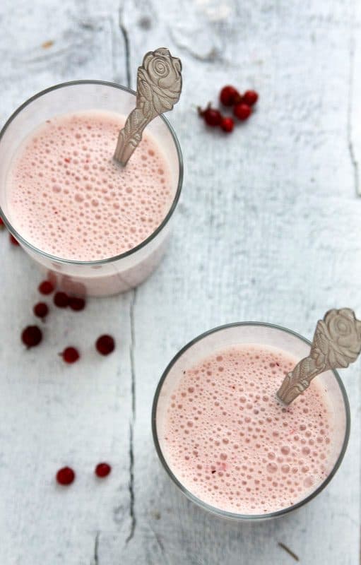 Lingon & banansmoothie
