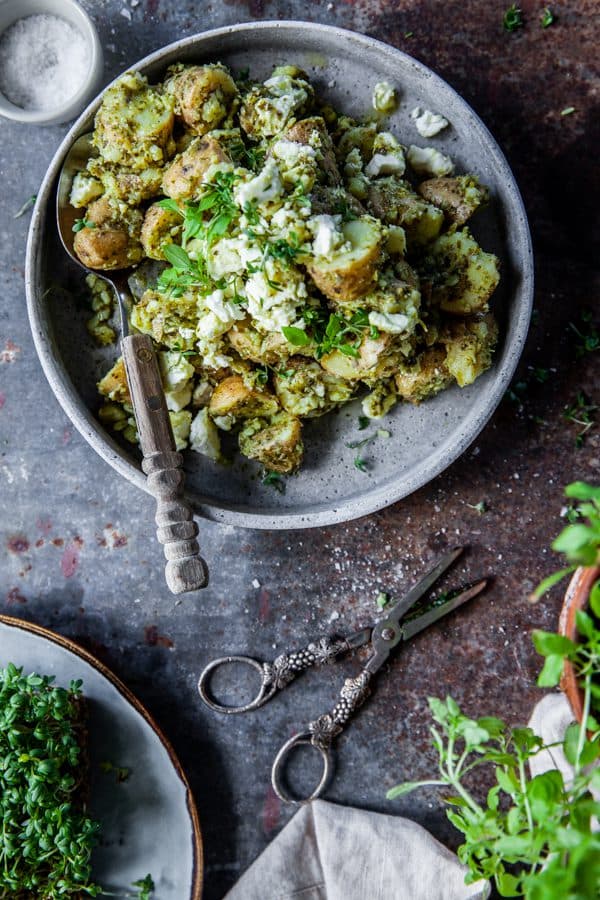 Potatissallad med salsa verde