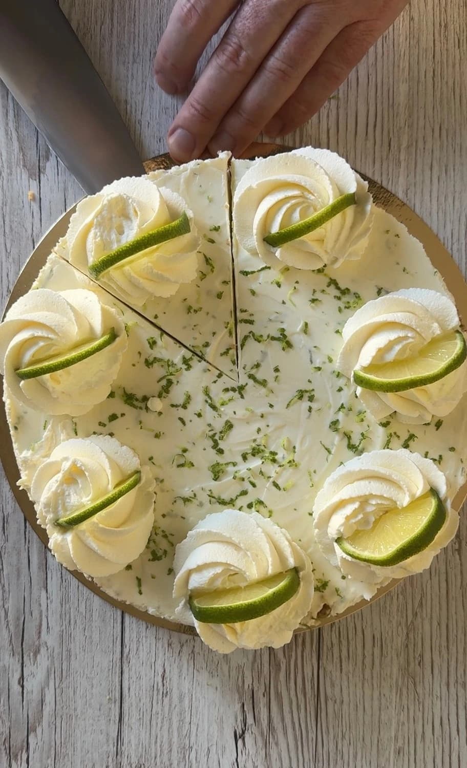 No bake key lime pie