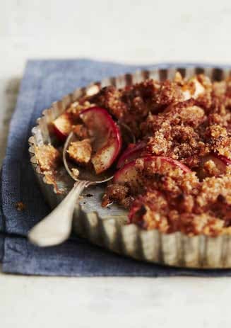 Äppelpaj med kokossmultäcke