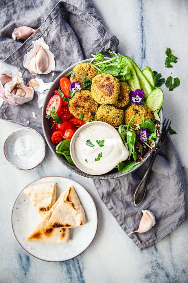 Falafel på gula ärtor
