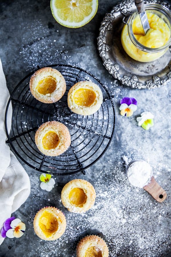 Citrongrottor med lemon curd