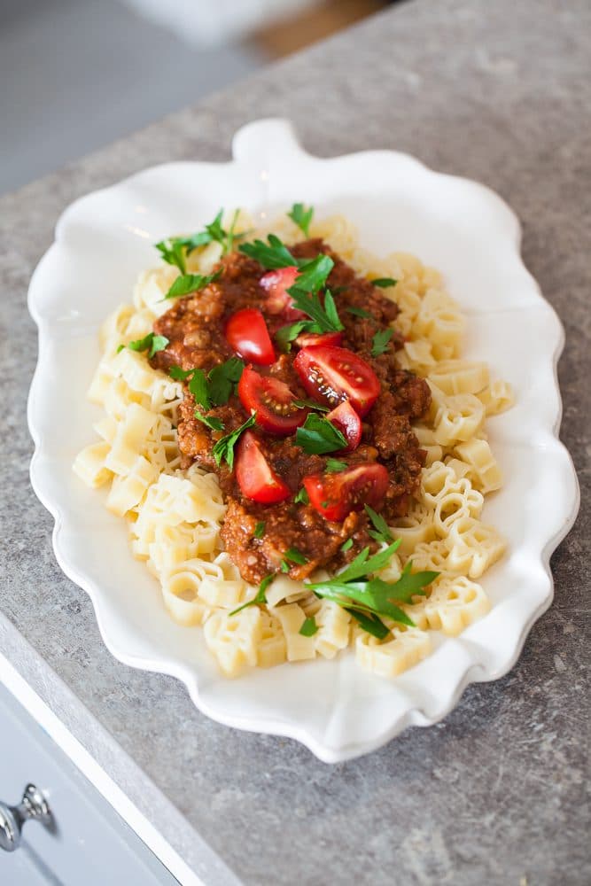 Pasta med köttfärssås