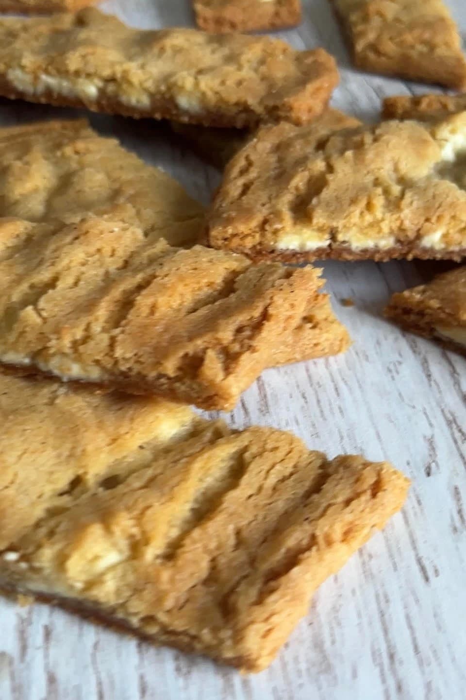 Vita chokladsnittar