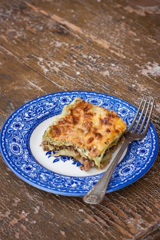 Lasagne med svamp