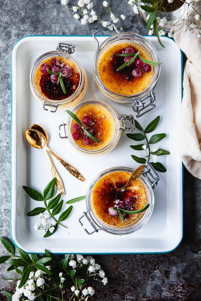 Crème Brûlée med smak av vanilj