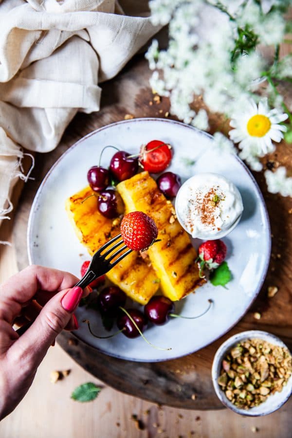 Grillad ananas